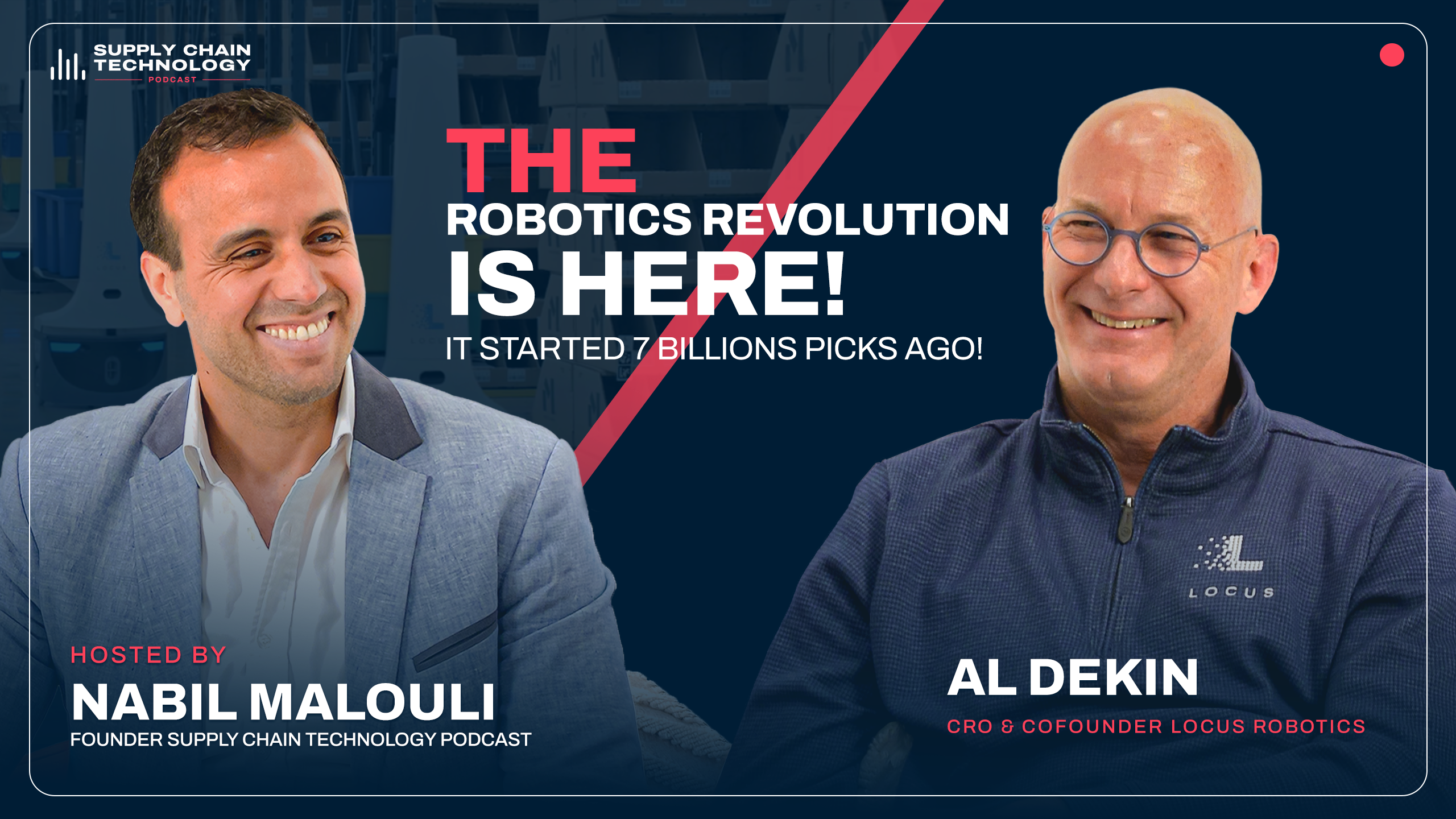 Supply Chain Technology Podcast Episode 5 featuring Al Dekin of Locus Robotics